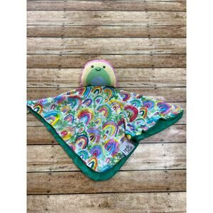 Birdie Bean Rainbow Clover Bamboo Lovey